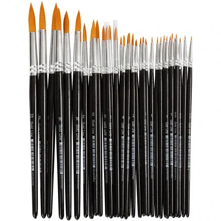 Gold Line Penslar, L: 17–21,5 cm, B: 1–7 mm, runda, 36 st./1 förp.