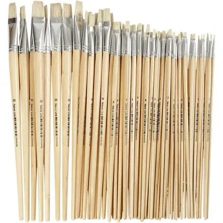 Nature Line Penslar, L: 27,5–33 cm, B: 5–19 mm, platta, 64 st/1 förp.